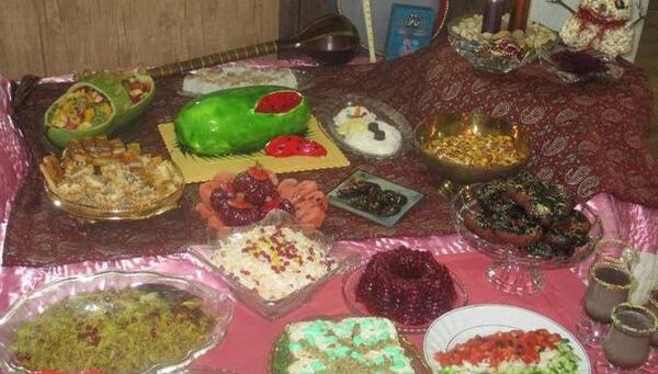 عکس غذاهای شب یلدا