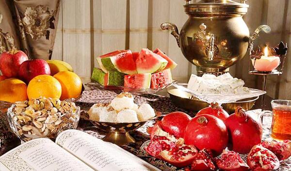 عکس غذاهای شب یلدا