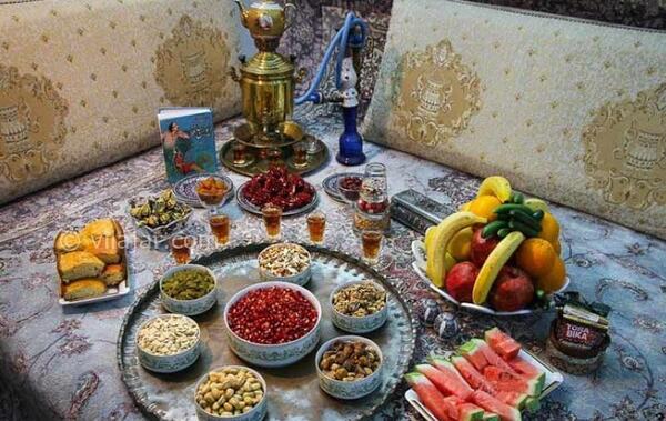 عکس غذاهای شب یلدا