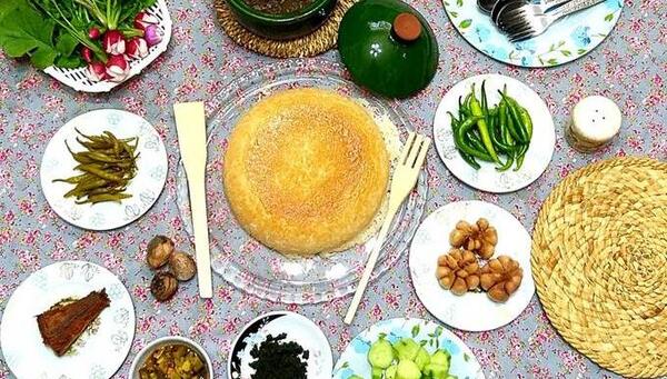 عکس سفره غذا سنتی