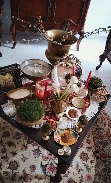 عکس سفره غذا سنتی