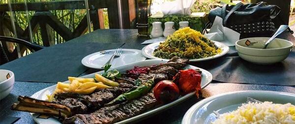 عکس غذا دونفره در رستوران