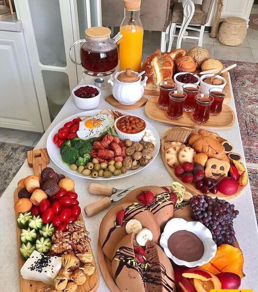 عکس میز غذا دونفره