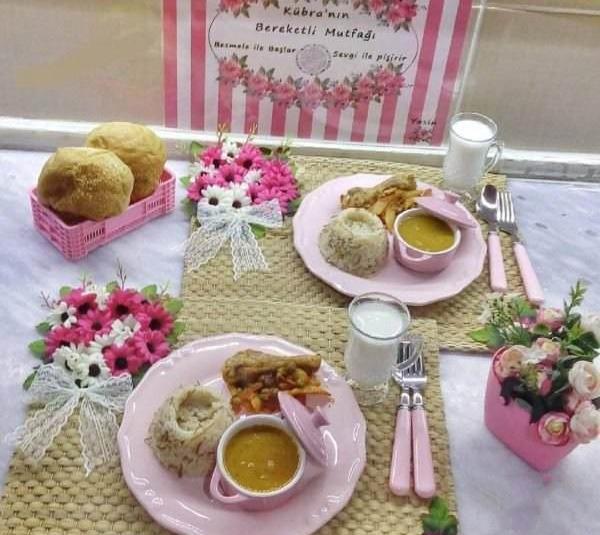 عکس میز غذا دونفره
