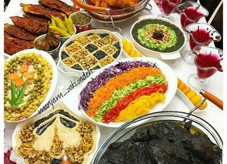 عکس غذا در رستوران سنتی