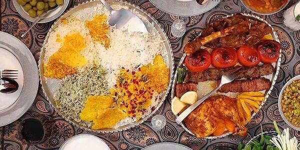 عکس غذا در رستوران سنتی