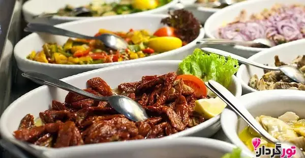 عکس غذا در رستوران دونفره
