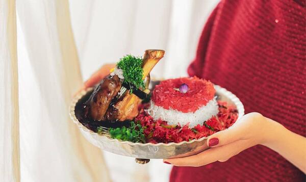 عکس غذا در رستوران دونفره
