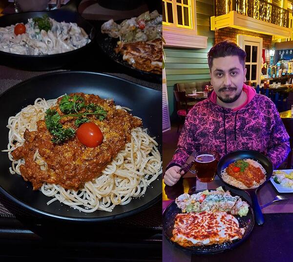 عکس غذا در رستوران دونفره
