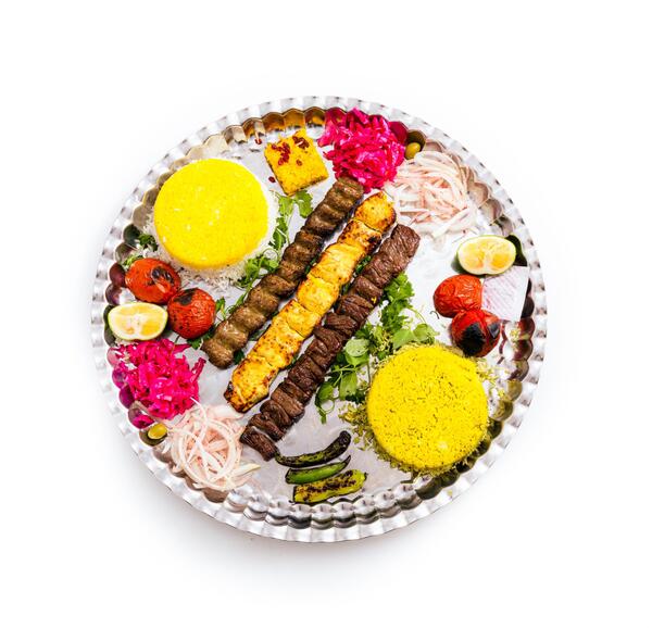 عکس غذا در رستوران دونفره