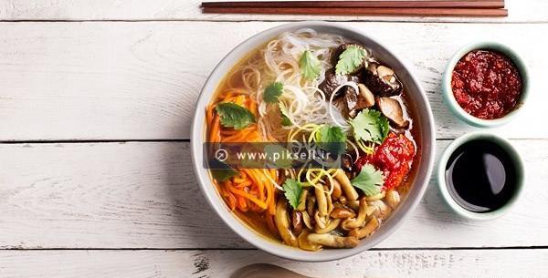 عکس غذای چینی
