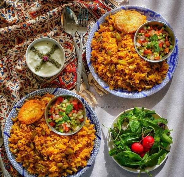 عکس تزیین غذا نی نی سایت