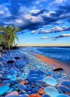 عکس دریای رنگی
