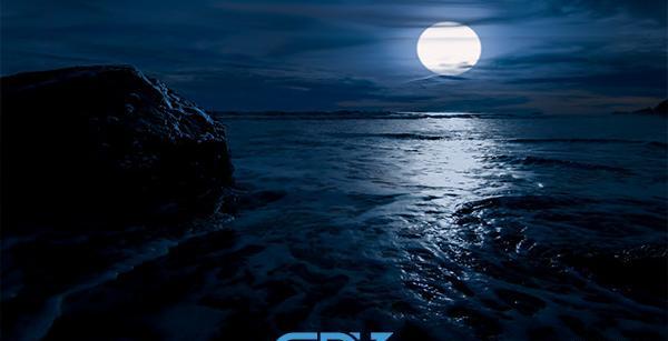 عکس دریا واقعی شب