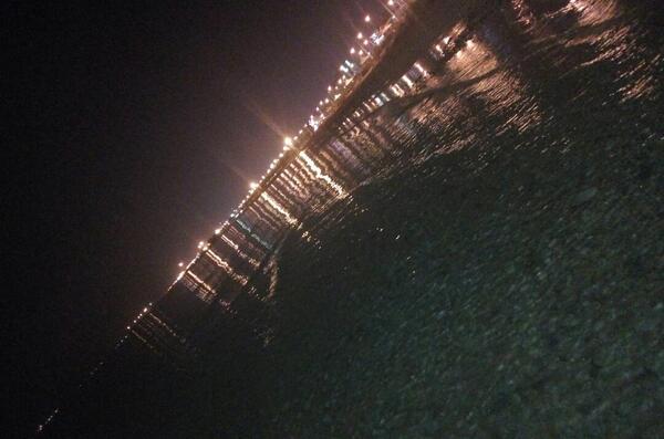 عکس فیک دریا شب