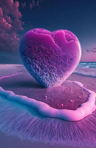 عکس قلب دریا