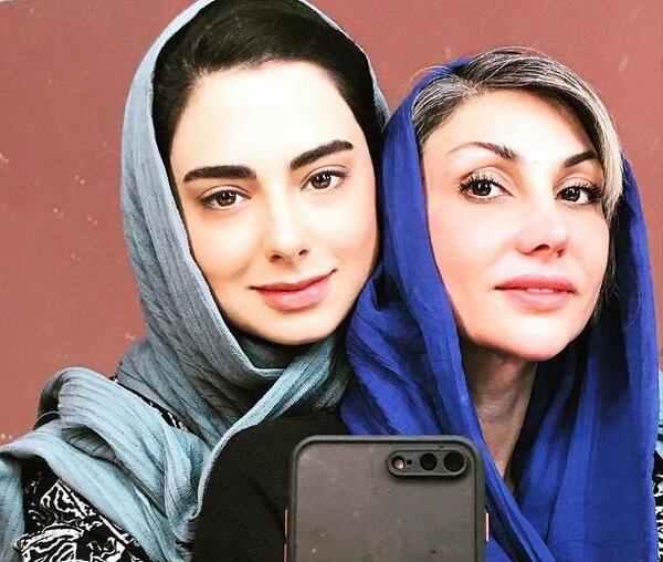عکس دریا مقبلی و همسرش