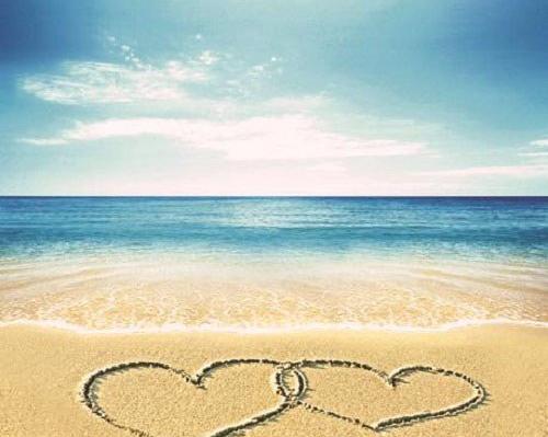 عکس نوشته دریا تویی ساحل منم