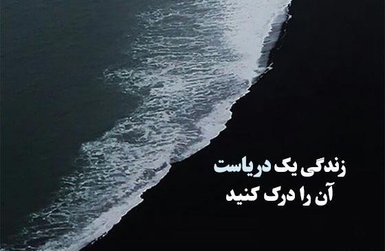 عکس نوشته دریا به انگلیسی