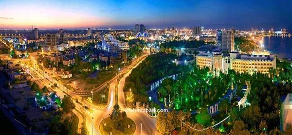 عکس دریای کیش در شب