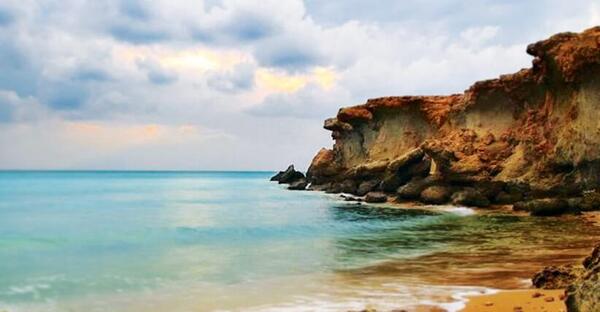 عکس کنار دریای کیش