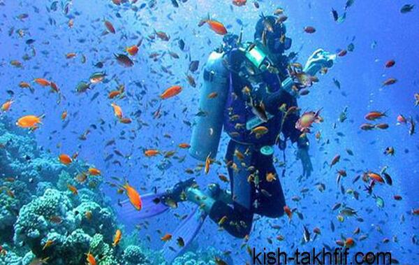 عکس زیر دریای کیش