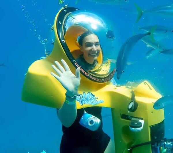 عکس زیر دریای کیش