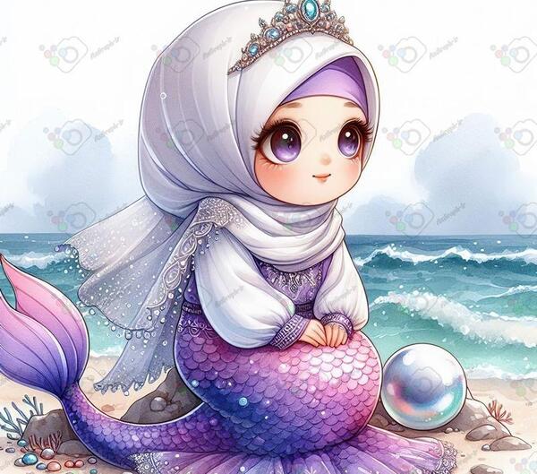 عکس پری دریای کارتونی