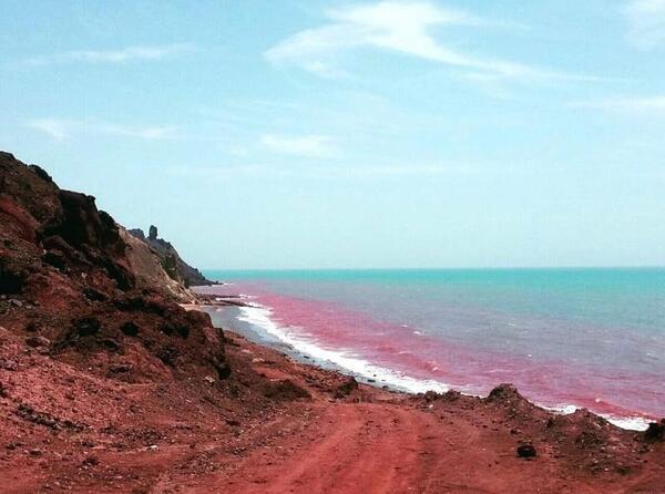 عکس دریای سرخ قشم