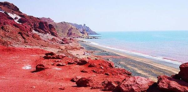 عکس دریای سرخ قشم