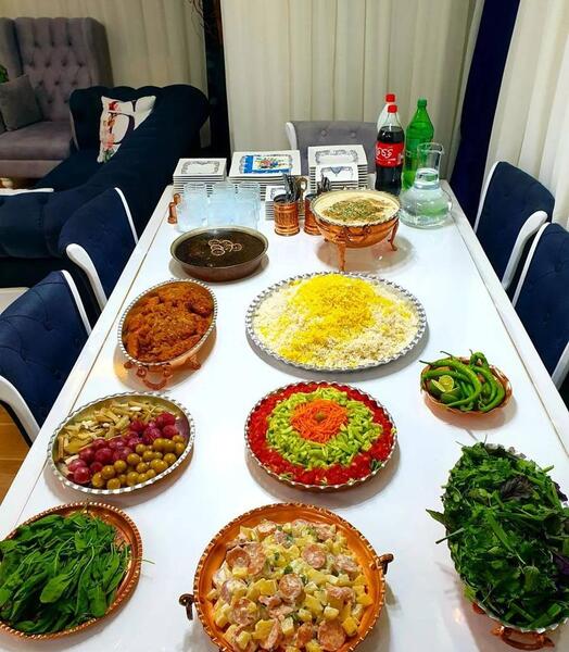 عکس سفره های غذای ایرانی