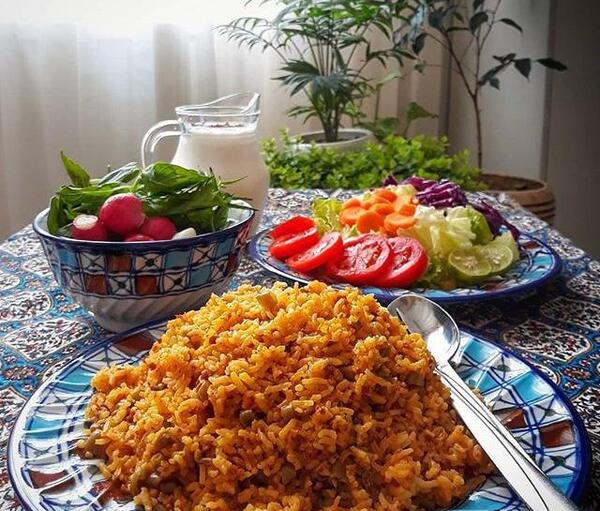 عکس سفره های غذای ایرانی
