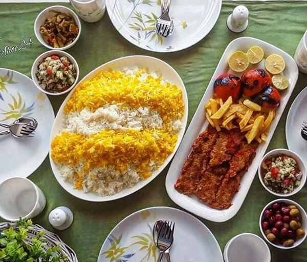 عکس سفره های غذای ایرانی