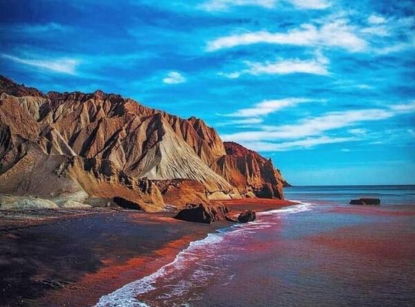 عکس دریای سرخ هرمزگان