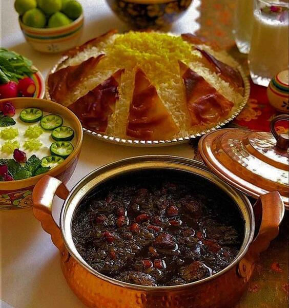 عکس غذای سنتی ایرانی