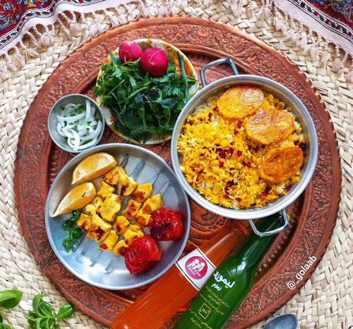 عکس غذاهای تزیین شده ایرانی