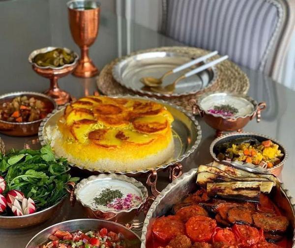 عکس غذاهای تزیین شده ایرانی