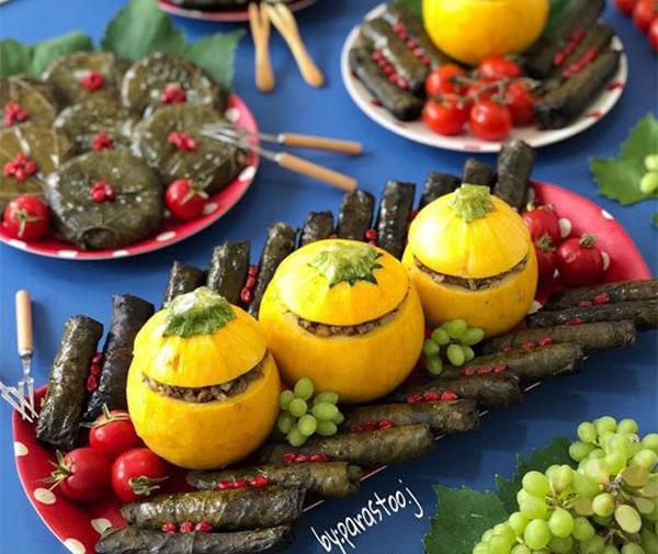 عکس غذاهای تزیین شده ایرانی