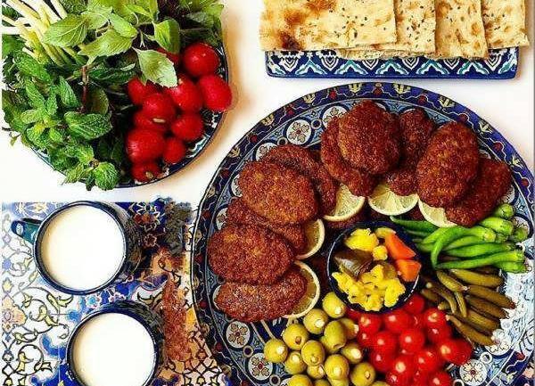 عکس غذاهای تزیین شده ایرانی