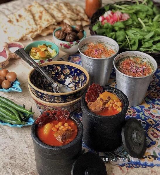 عکس سفره غذاهای ایرانی