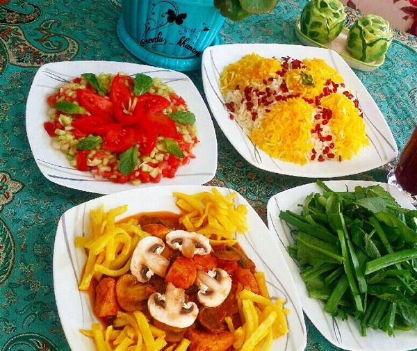 عکس سفره غذاهای ایرانی
