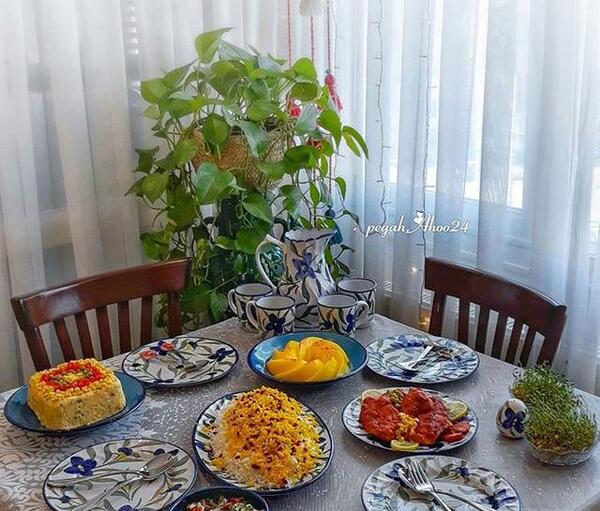 عکس سفره غذاهای ایرانی