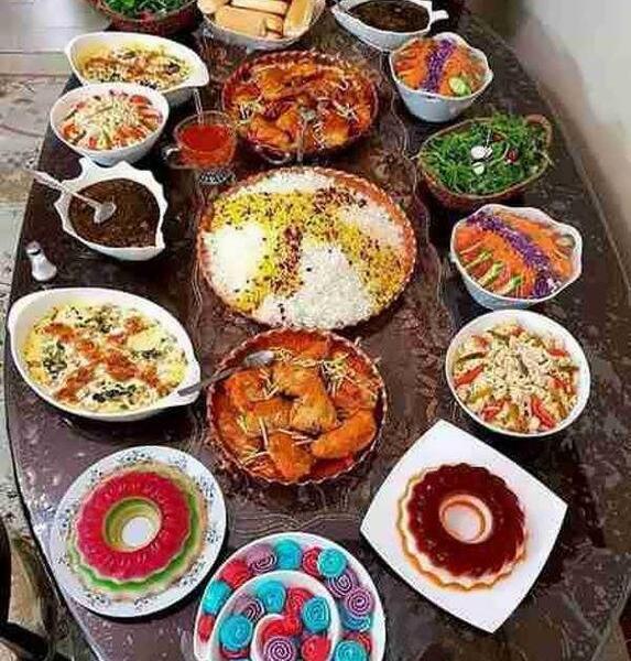 عکس سفره غذاهای ایرانی