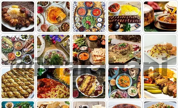 عکس با کیفیت از غذاهای ایرانی