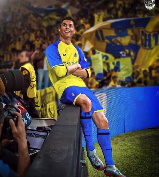 عکس رونالدو از پشت در النصر