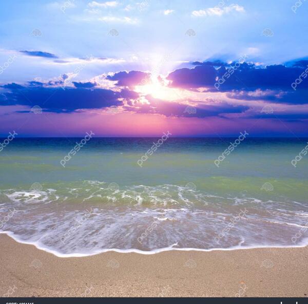 عکس زیبا از دریای خزر