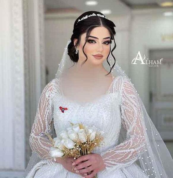 عکس ارایش عروس اروپایی