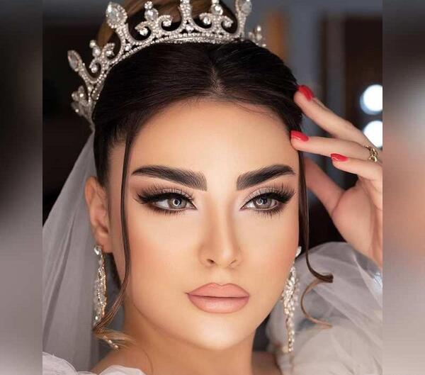عکس ارایش عروس اروپایی