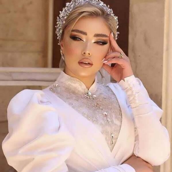 عکس ارایش عروس اروپایی
