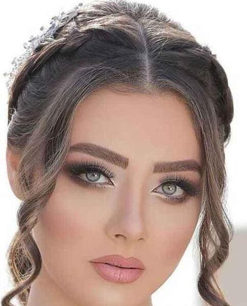 عکس ارایش عروس اروپایی